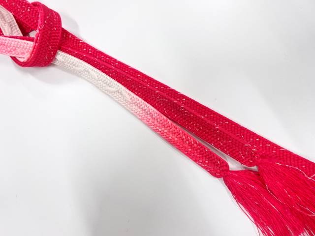 正絹　手組帯締め